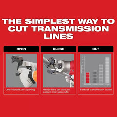 Milwaukee 2777-21 M18 18V FORCE LOGIC Li-Ion Brushless 1590 ACSR Cable Cut Kit
