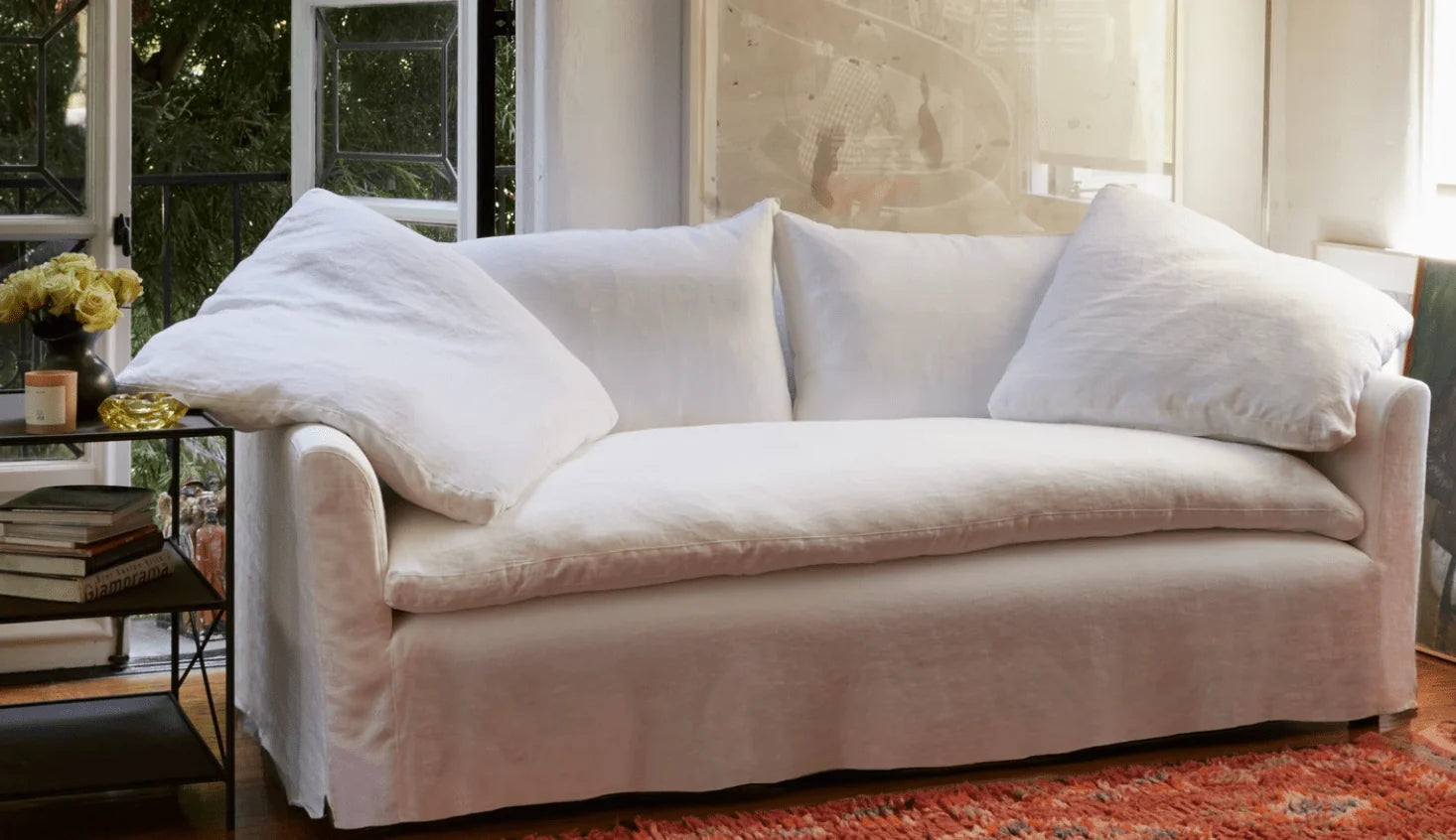 Bali Slipcovered Fabric Sofa