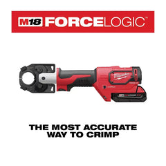 Milwaukee 2679-22 M18 18V 600 Mcm U Style Crimping Jaw w/ Batteries & One Key