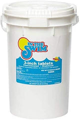 In The Swim 3-Inch Chlorine Tablets for Pools, 55 lb Stabilized Trichlor Chlorine Tabs, 90% Available Chlorine