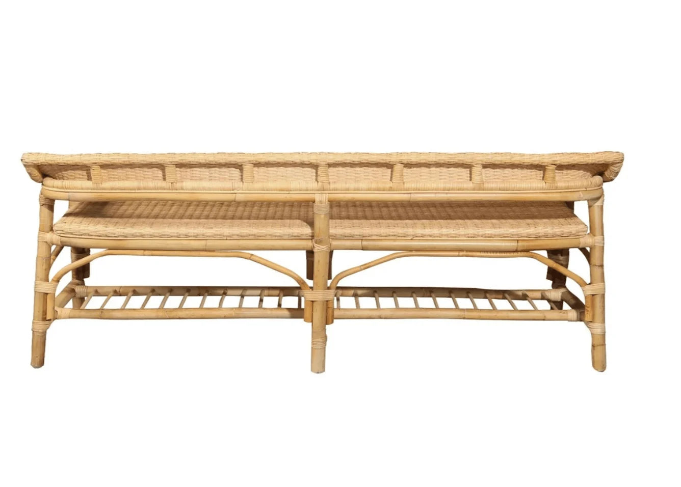 Lucco Natural Rattan Bench
