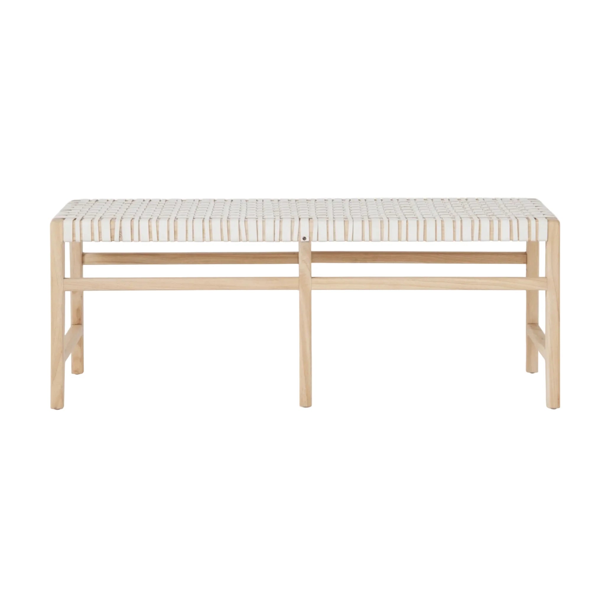 Bruny Island Full Grain Leather Bench