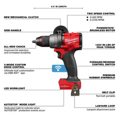 Milwaukee Pre-Sale Pre-Sale 2905-20 M18 FUEL 18V 1/2" Drill/Driver w/ ONE-KEY - Bare Tool