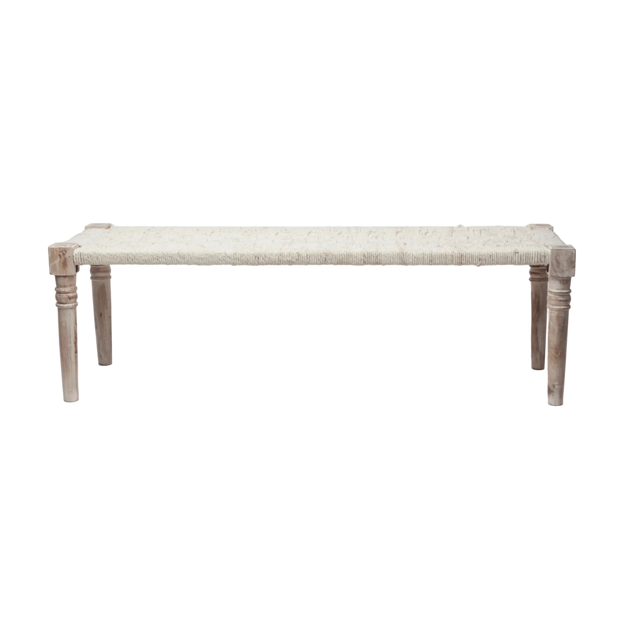 Boracay Island Reclaimed Fabric Bench