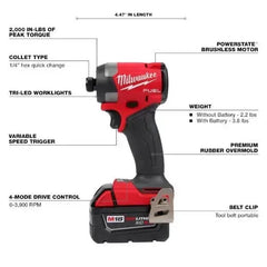 Milwaukee Pre-Sale Pre-Sale 2953-22MTB M18 FUEL 18V 1/4" Driver / Multi-Tool Kit w/ 9 PC Blade Kit