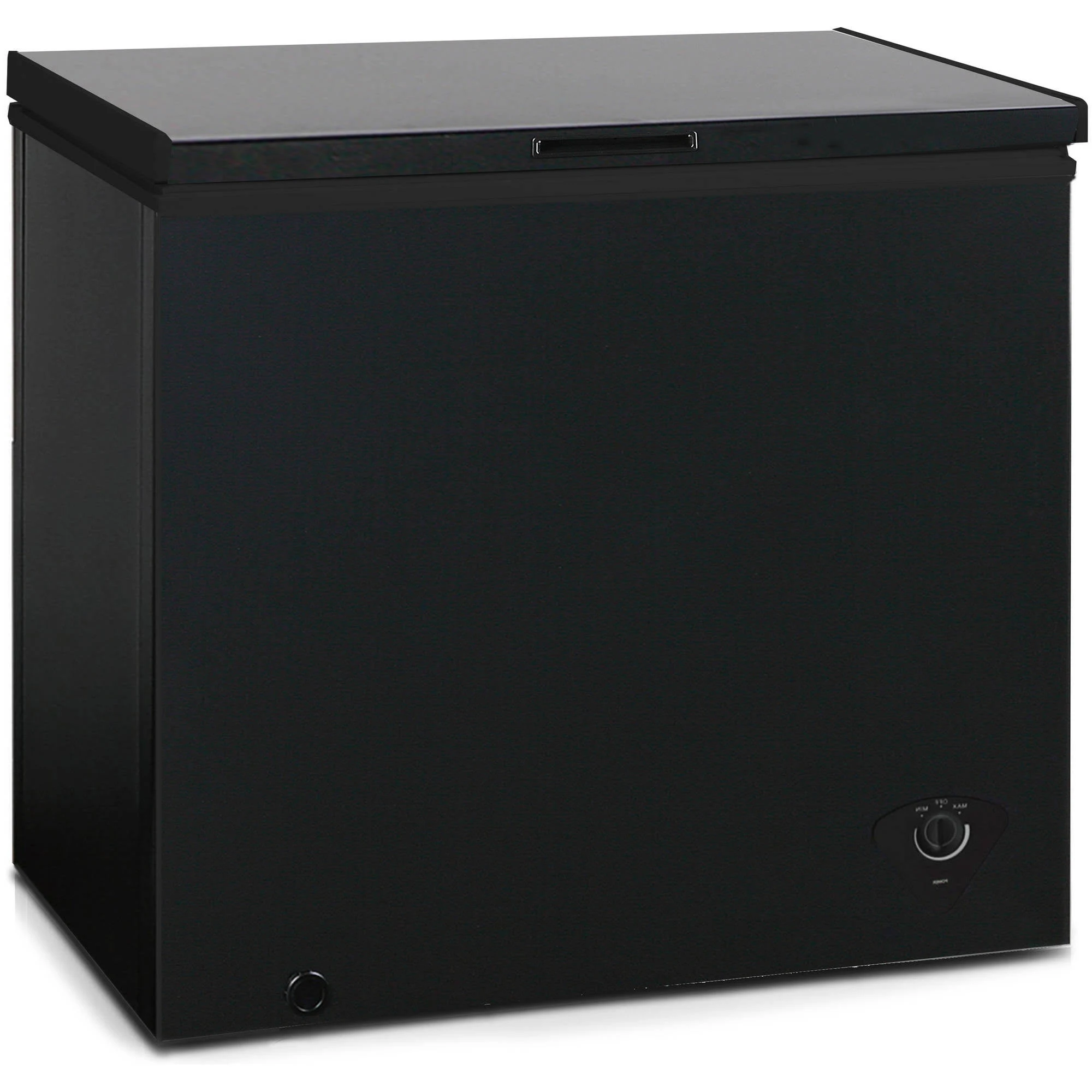 7 Cu. Ft. Chest Freezer - Black with Adjustable Temperature Control