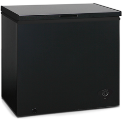 7 Cu. Ft. Chest Freezer - Black with Adjustable Temperature Control
