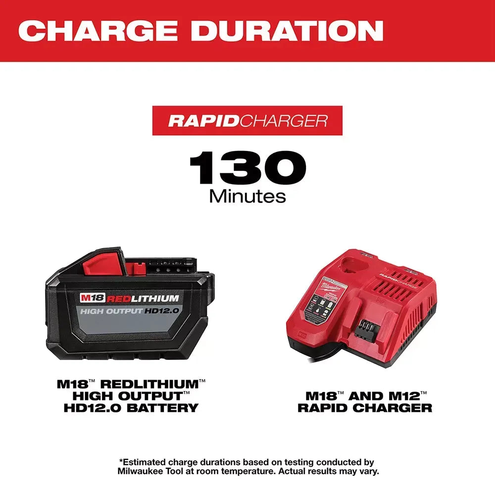 Milwaukee 48-59-1200 M18 FUEL 18V 12.0-Amp Lithium-Ion High Output Starter Kit