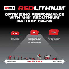 Milwaukee 48-11-1852 M18 18V 5.0Ah REDLITHIUM XC Extended Battery - 2pk