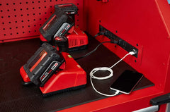 Milwaukee High Capacity 56 in. Tool Chest and Roller Cabinets Combo +18V Cordless Lithium-Ion 4 Tool Combo Kit