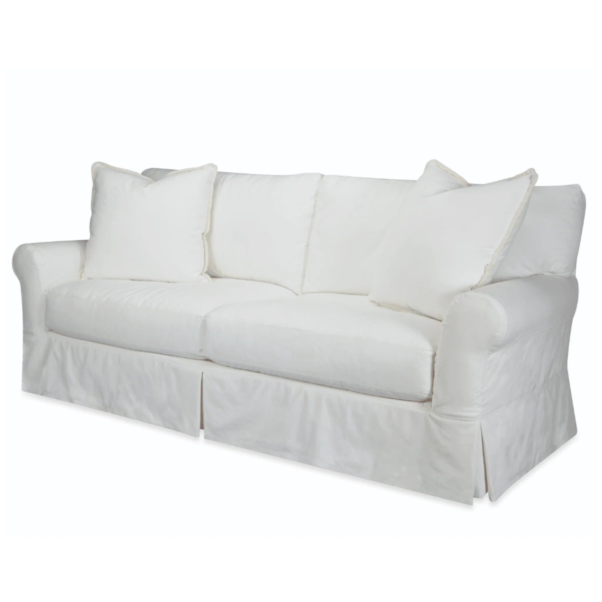 Montauk Slipcovered Rolled Arm Sofa