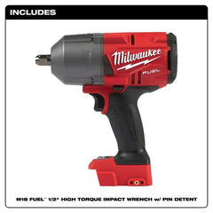 Milwaukee Pre-Sale 2766-20 M18 FUEL 18V 1/2-Inch Detent Pin Impact Wrench - Bare Tool