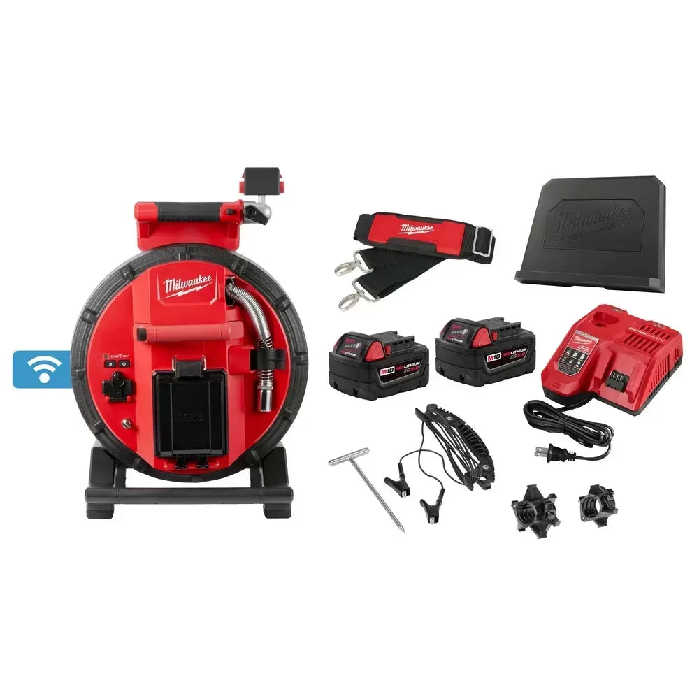 Milwaukee 2972-22 M18 18V 100’ Flexible Pipeline Inspection System Kit