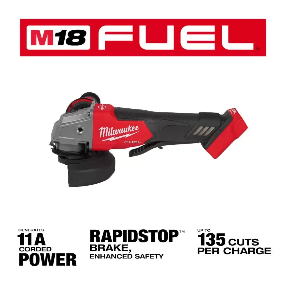 Milwaukee Pre-Sale 2912-20 M18 FUEL 18V 1" SDS Plus Rotary Hammer w/ 4-1/2" / 5" Grinder