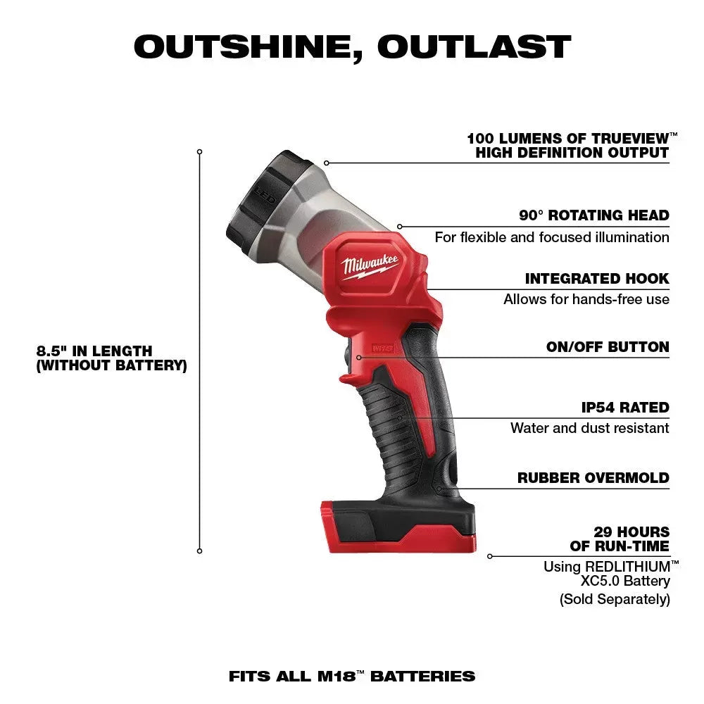 Milwaukee Pre-Sale 2696-26A M18 18V 6 Tool Cordless Combo Kit w/ Impact and Multi-Tool