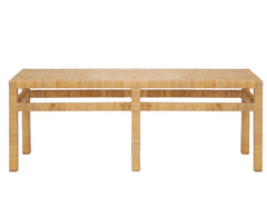 Islamorada Natural Rattan Bench