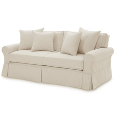 Bar Harbor Slipcovered Rolled Arm Sofa