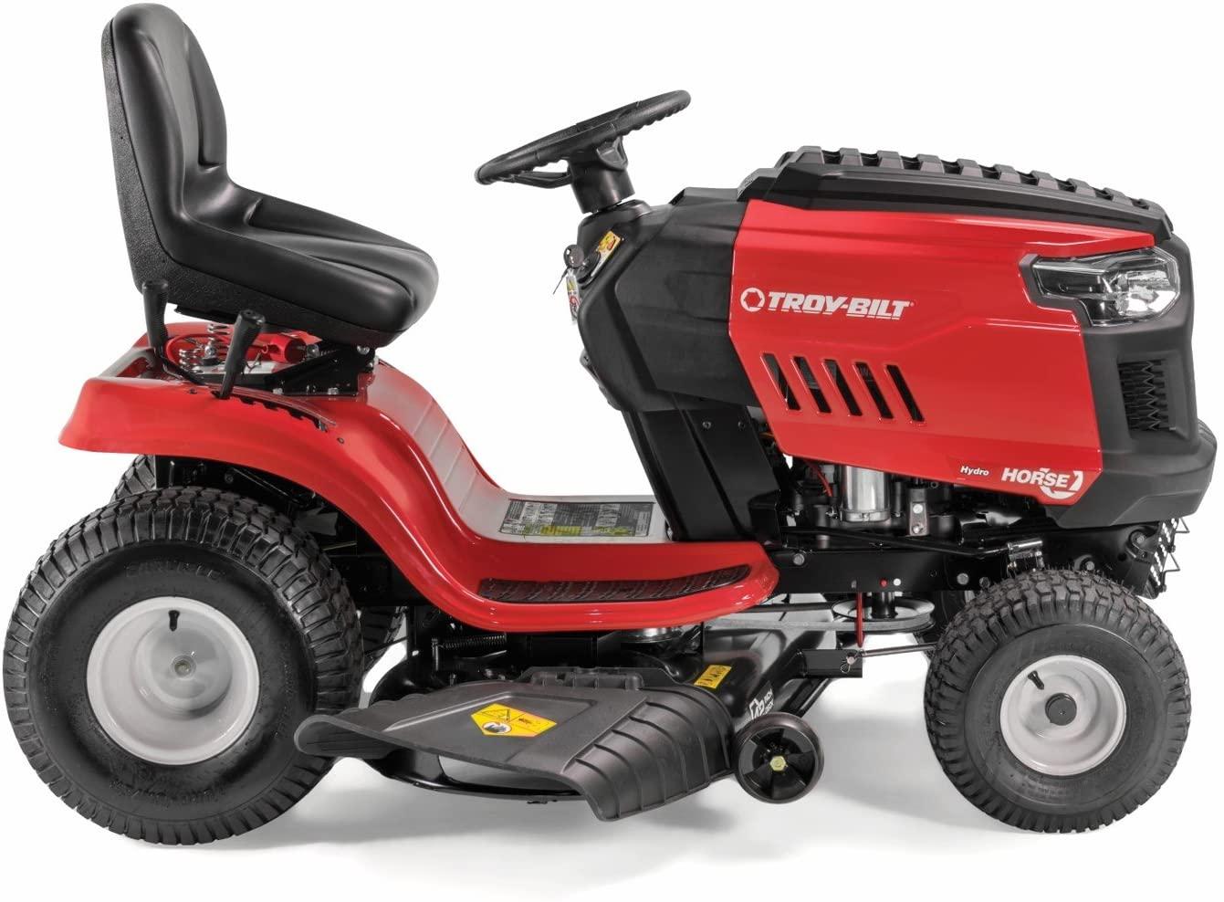 579cc Gas Riding Lawn Mower Tractor - 42-Inch Cutting Deck with Hydrostatic Transmission, Deck Wash & High-Back Seat