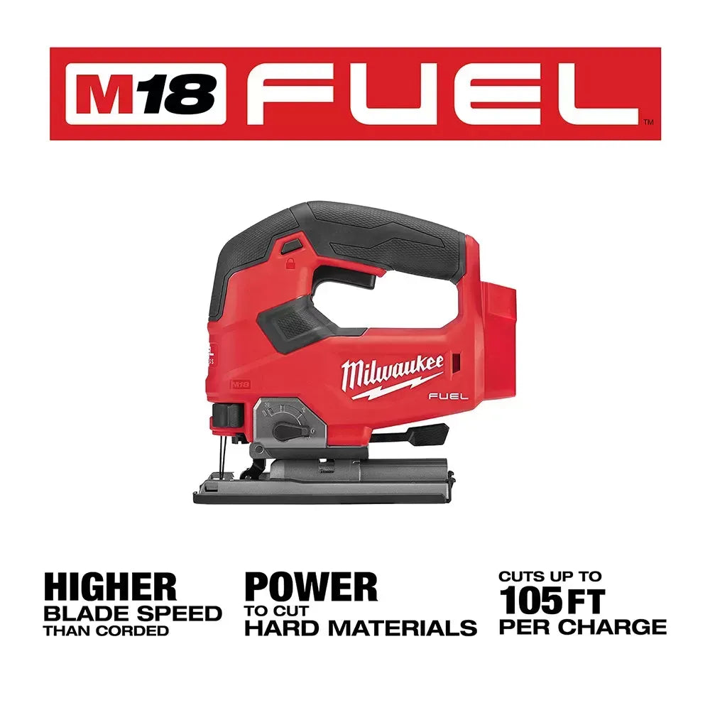 Milwaukee 2737-20 M18 FUEL 18V Cordless D-Handle Jig Saw - Bare Tool