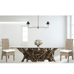 Custom Driftwood Rectangular Coffee Table Base