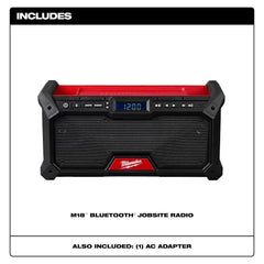Milwaukee Pre-Sale 2952-20 M18 18V Bluetooth Jobsite Radio - Bare Tool