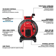 Milwaukee 2973-22 M18 120’ Pipeline Sewer Camera Inspection System Kit