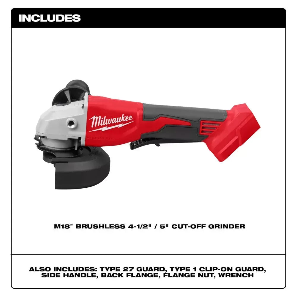 Milwaukee Pre-Sale 2686-20 M18 18V 4-1/2" / 5" Cut-Off Grinder Paddle Switch - Bare Tool