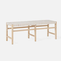 Bruny Island Full Grain Leather Bench