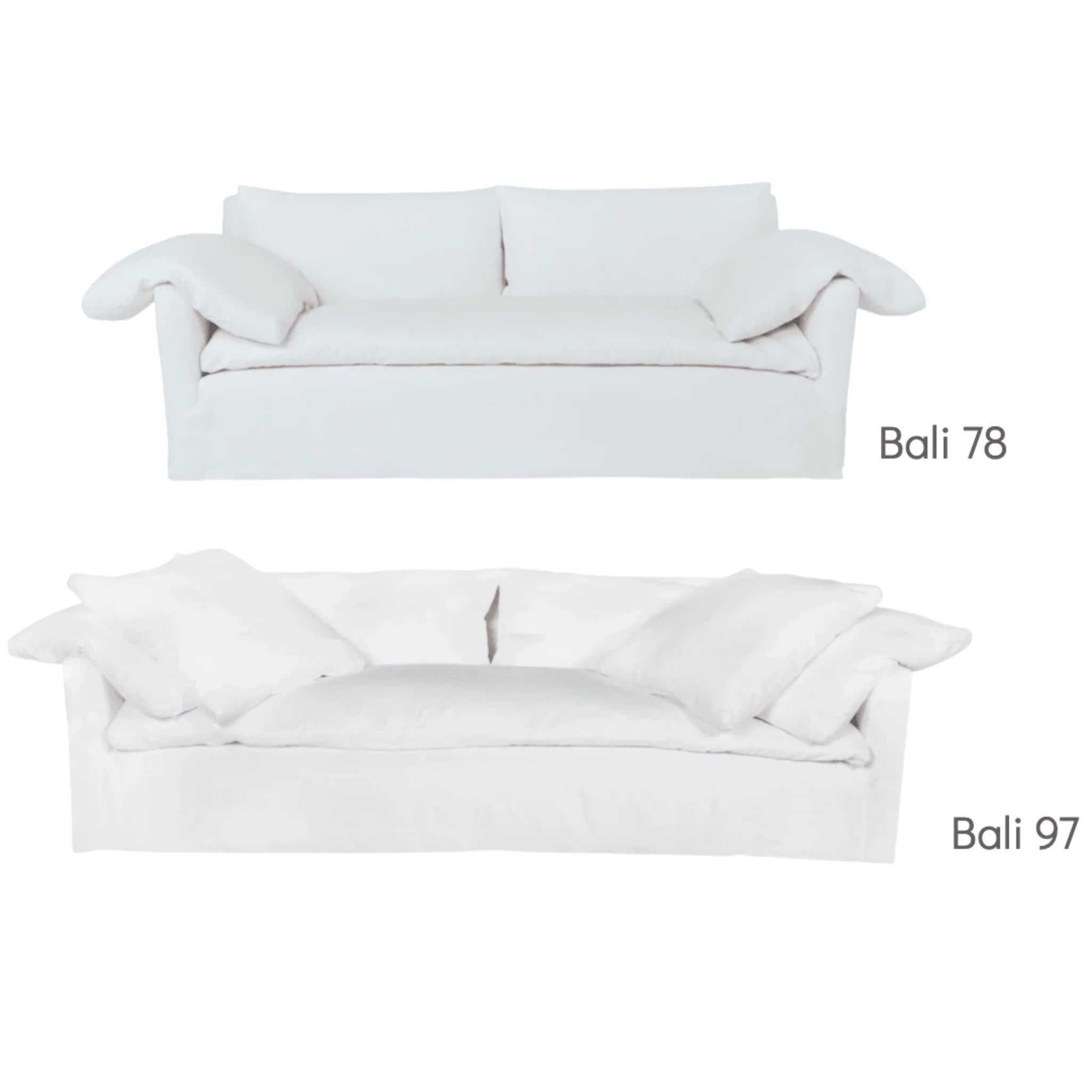 Bali Slipcovered Fabric Sofa