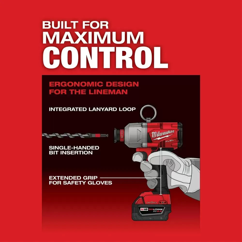 Milwaukee Pre-Sale 2865-22 M18 FUEL 18 Volt 7/16 Inch Hex Utility Impact Wrench Kit
