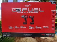 Milwaukee 3010-22 M18 FUEL 18V 1/2" HTIW - 3/8" MTIW Automotive Combo Kit