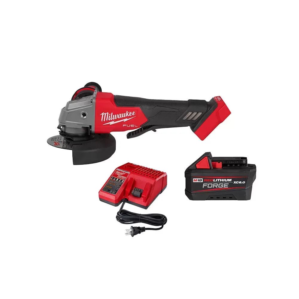 Milwaukee Pre-Sale 2880-21F M18 FUEL 18V 5" Grinder w/ REDLITHIUM Forge XC6.0 Kit