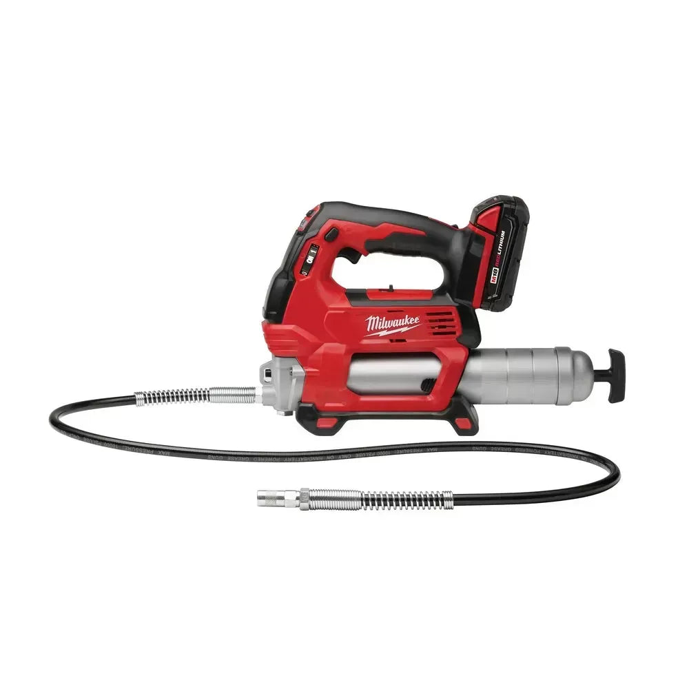 Milwaukee 2646-21CT M18 18V 2-Speed 48-Inch Hose Grease Gun Kit