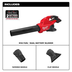 Milwaukee Pre-Sale 2824-20 M18 FUEL 18V 600 CFM Cordless Brushless Dual Battery Blower