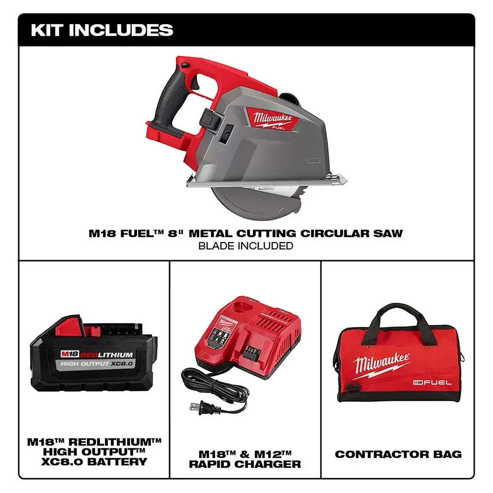 Milwaukee 2982-20 M18 FUEL 18V 8" Cordless Metal Cutting Circular Saw -Bare Tool
