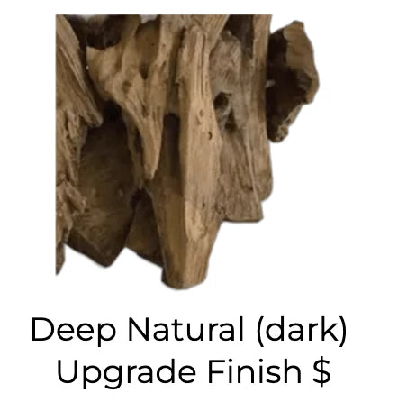 Custom Driftwood Rectangular Coffee Table Base
