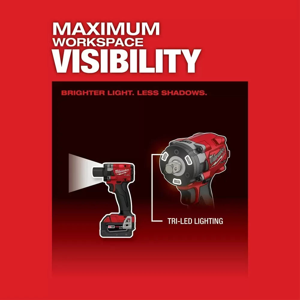 Milwaukee Pre-Sale 2855P-20 M18 FUEL 18V 1/2" Impact Wrench w/ Pin Detent - Bare Tool