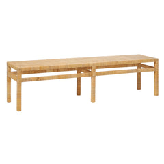 Islamorada Natural Rattan Bench