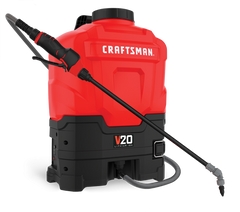 20V Battery Powered Backpack Sprayer, 4-Gallon Plastic Tank, Cordless Pump Sprayer