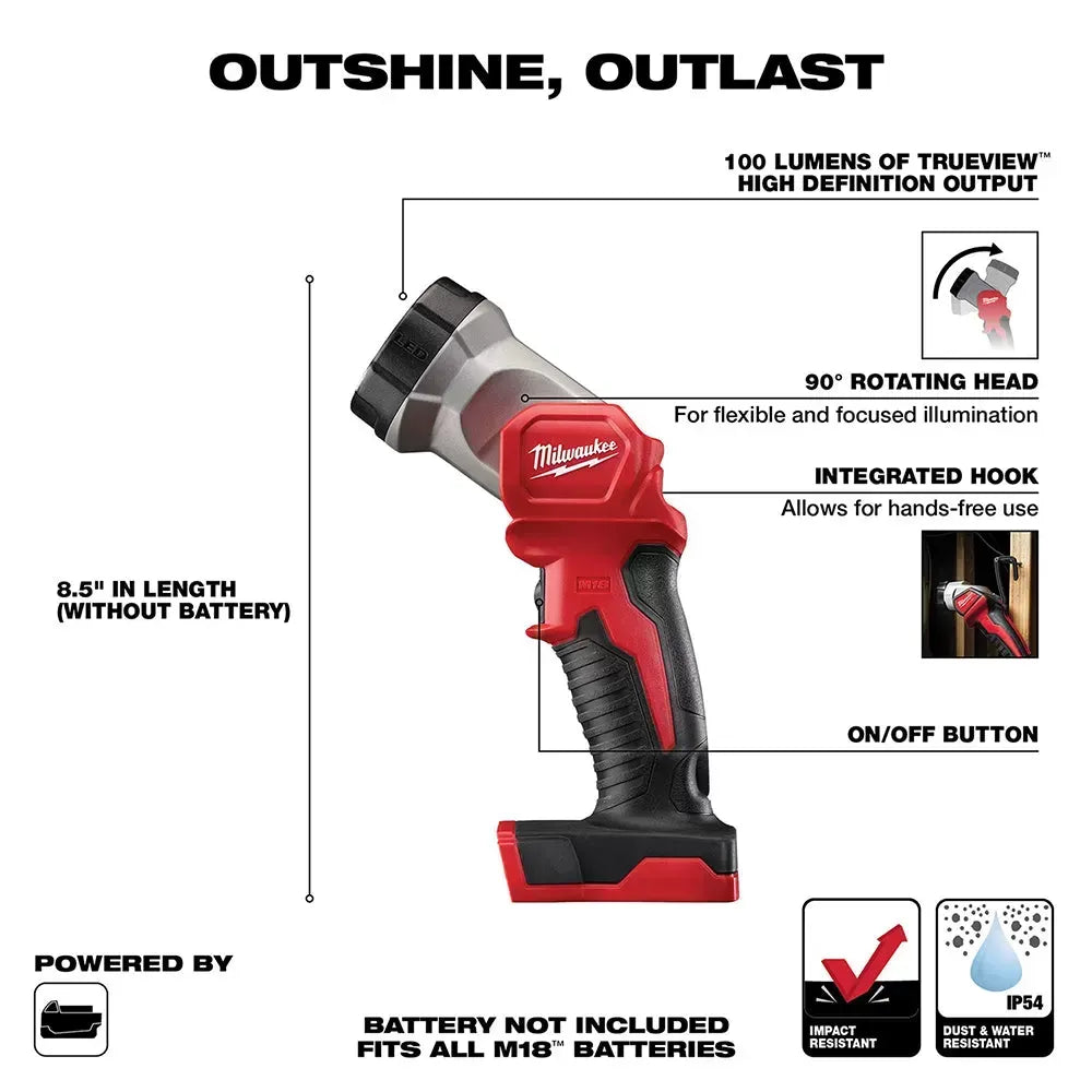 Milwaukee 3698-24MT M18 FUEL 18V Cordless 4 Tool Combo Kit w/ 18V Battery Packs