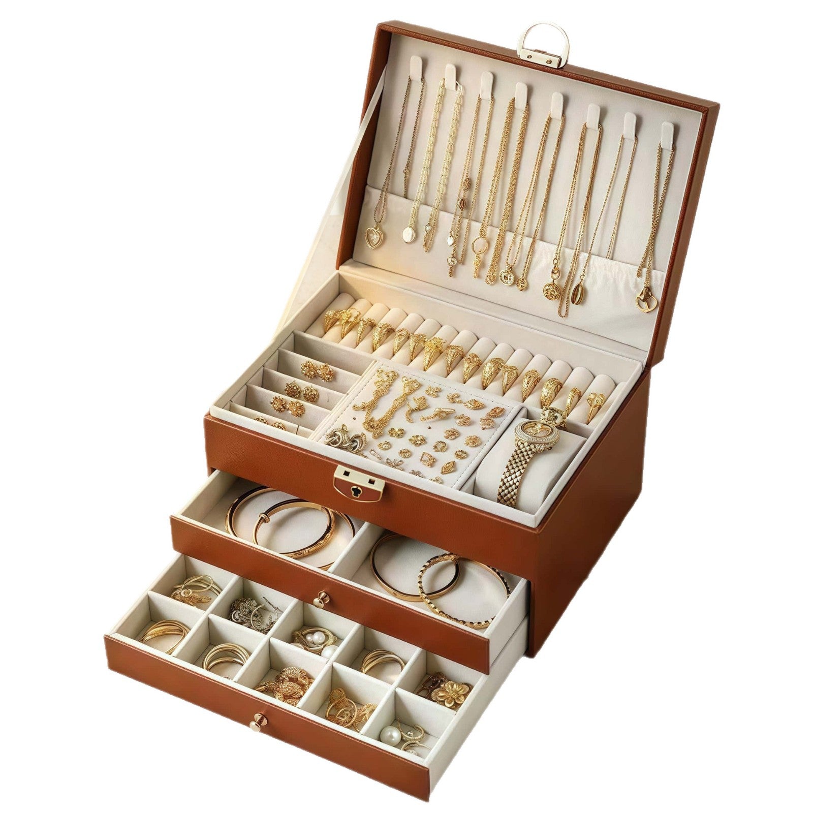 Diamond-Shaped Anti-Oxidation Premium Jewelry Box