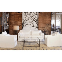 Maui Deluxe Slipcovered Fabric Sofa