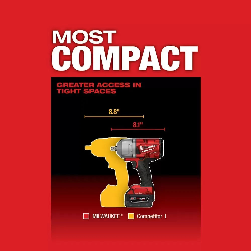 Milwaukee Pre-Sale 2862-22R M18 FUEL 18V 1/2" High Torque Impact Wrench Pin Detent Kit