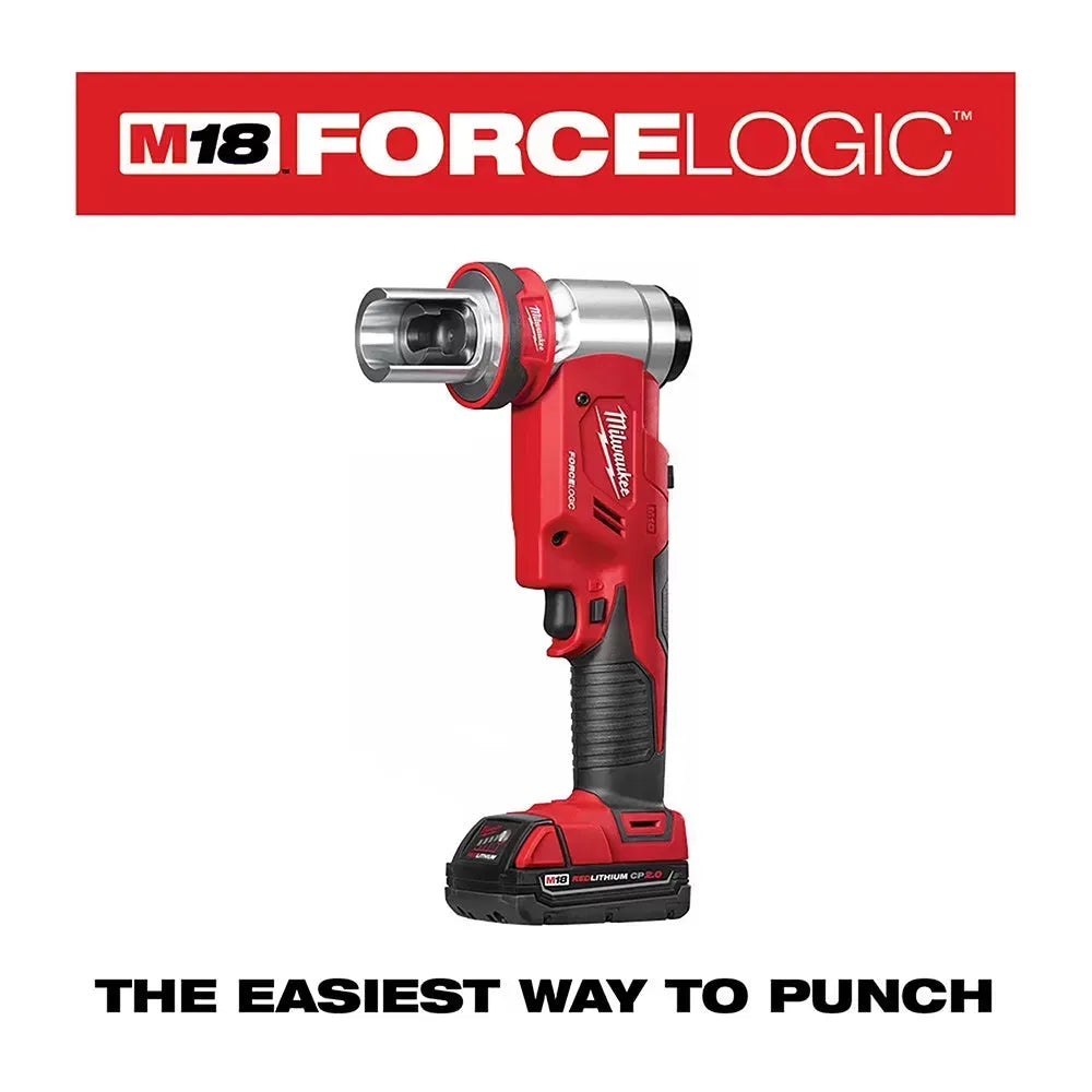 Milwaukee 2677-81 M18 18V FORCE LOGIC 6T Knockout Tool Kit - Recon