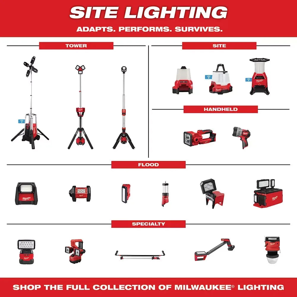 Milwaukee 2354-20 M18 18V LED Cordless Portable Compact Search Light - Bare Tool