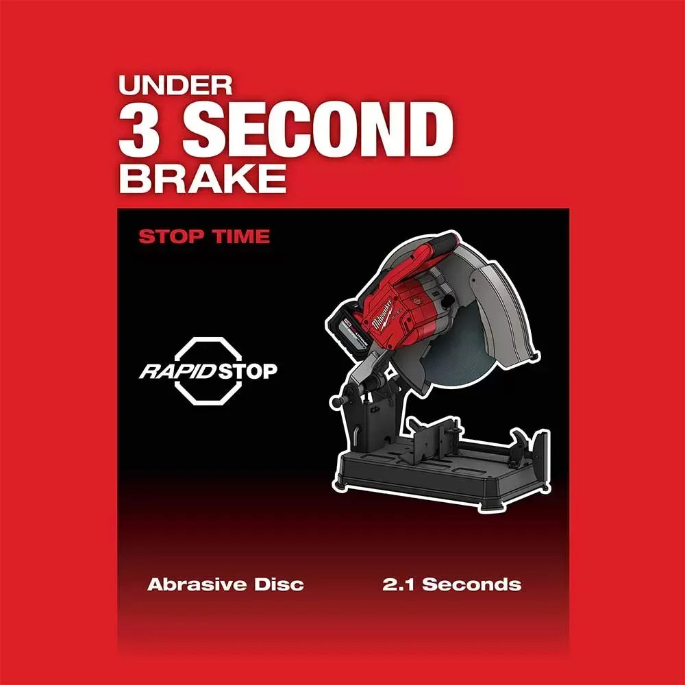 Milwaukee 2990-21HD M18 FUEL 14" Li-Ion Brushless Portable Abrasive Chop Saw Kit