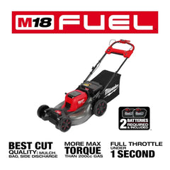 Milwaukee 2823-22HD M18 FUEL 21" Self-Propelled Cordless Lawnmower Mower Kit