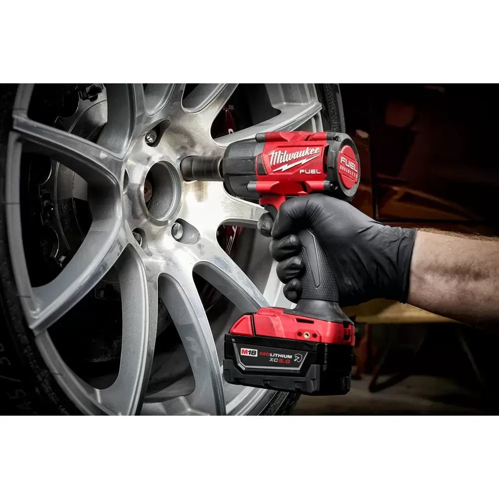 Milwaukee Pre-Sale 2962-22R M18 FUEL 18V 1/2" Mid-Torque Impact Wrench w/ Ring Kit