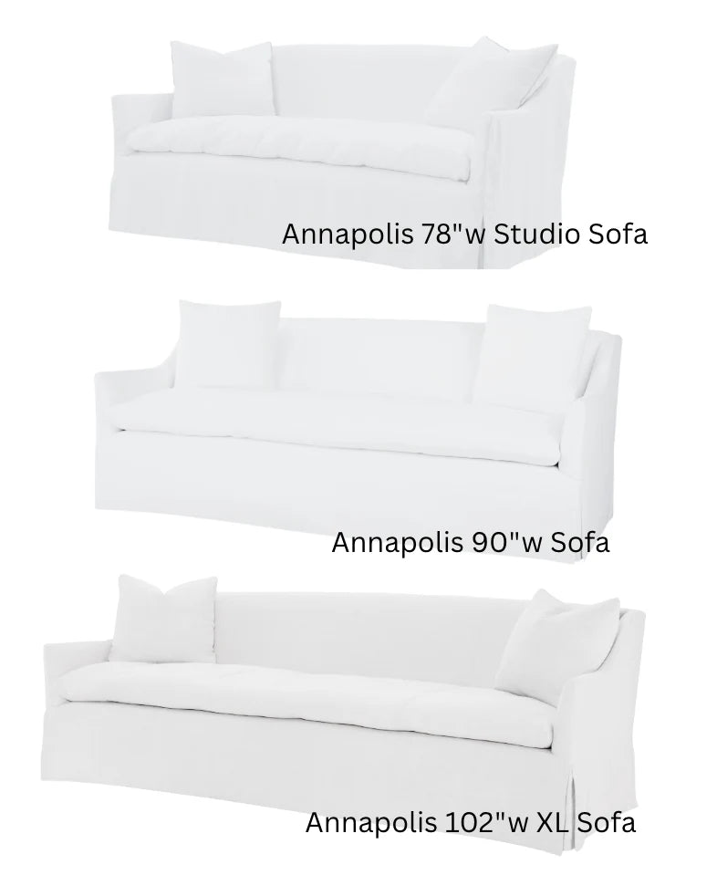 Annapolis Slipcovered Fabric Sofa