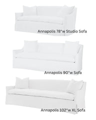 Annapolis Slipcovered Fabric Sofa